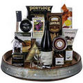 Wine Barrel Gourmet Tray